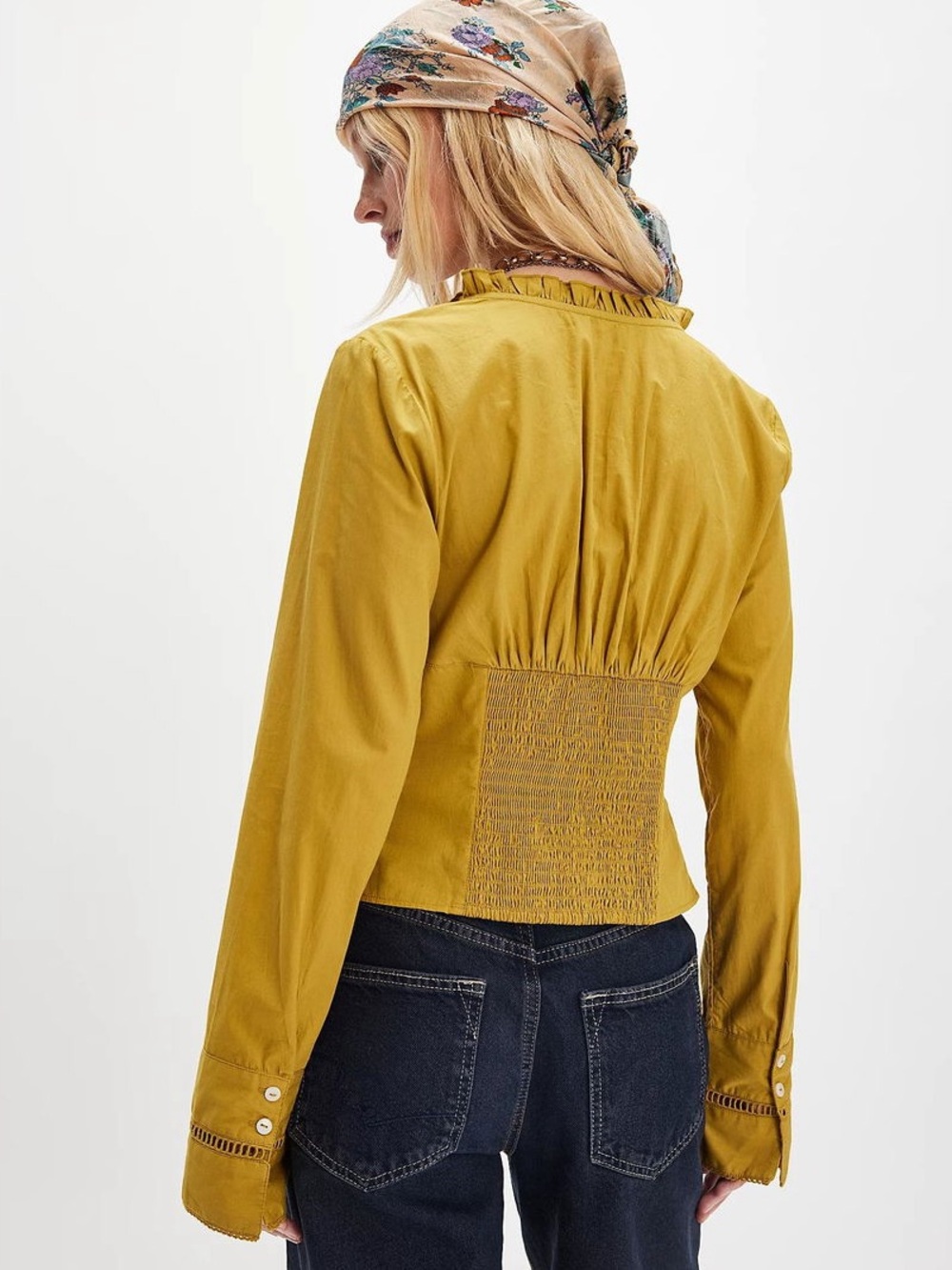 Free People Frankie Corset Top Chartreuse Small - Picture 2 of 10